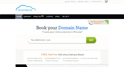 Desktop Screenshot of amenworld.co.uk
